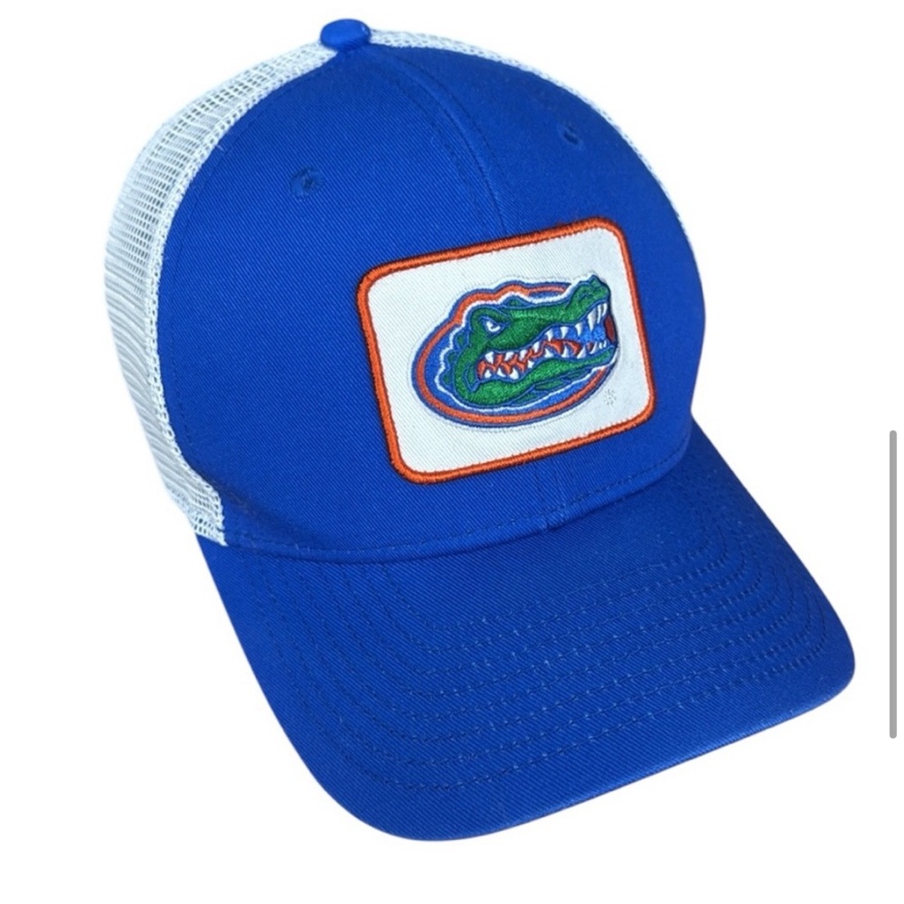 Nike University of Florida UF Gators Blue White Snapback Mesh Trucker Hat Cap